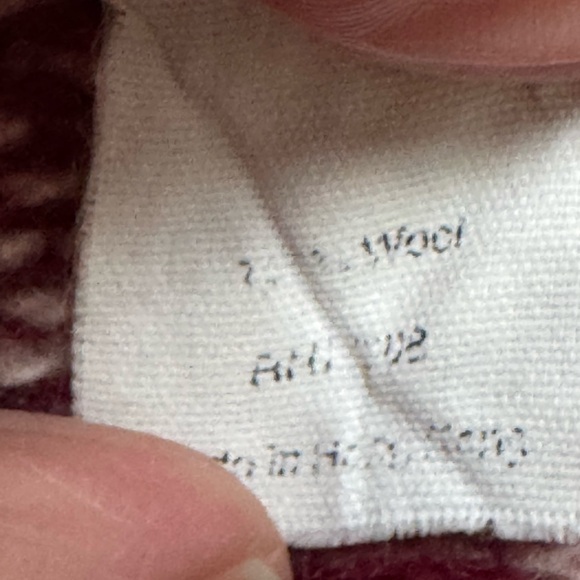 Vintage J Crew Red and Cream Wool Nordic Crew Neck Sweater. Size M - Picture 3 of 4